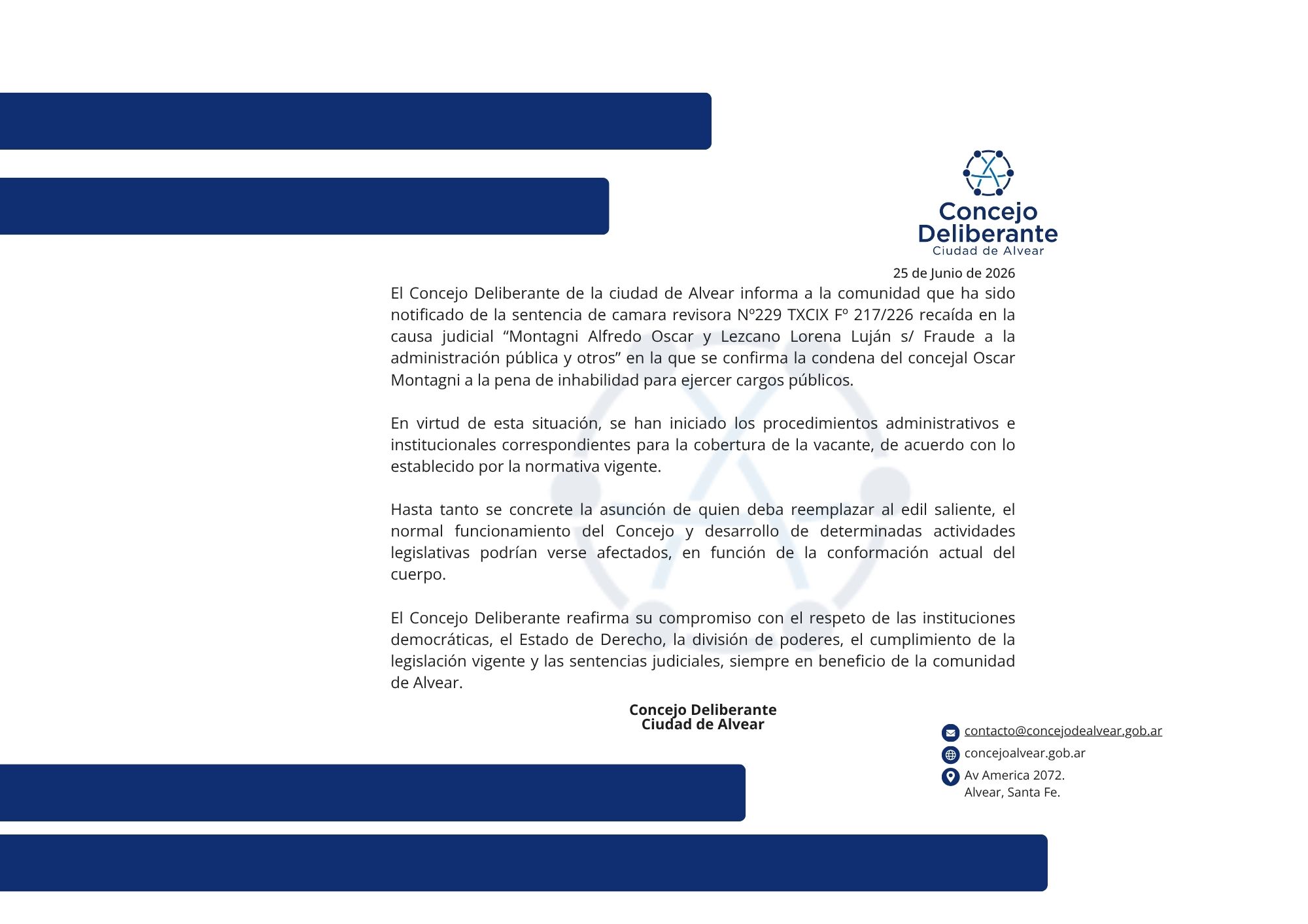 Comunicado
